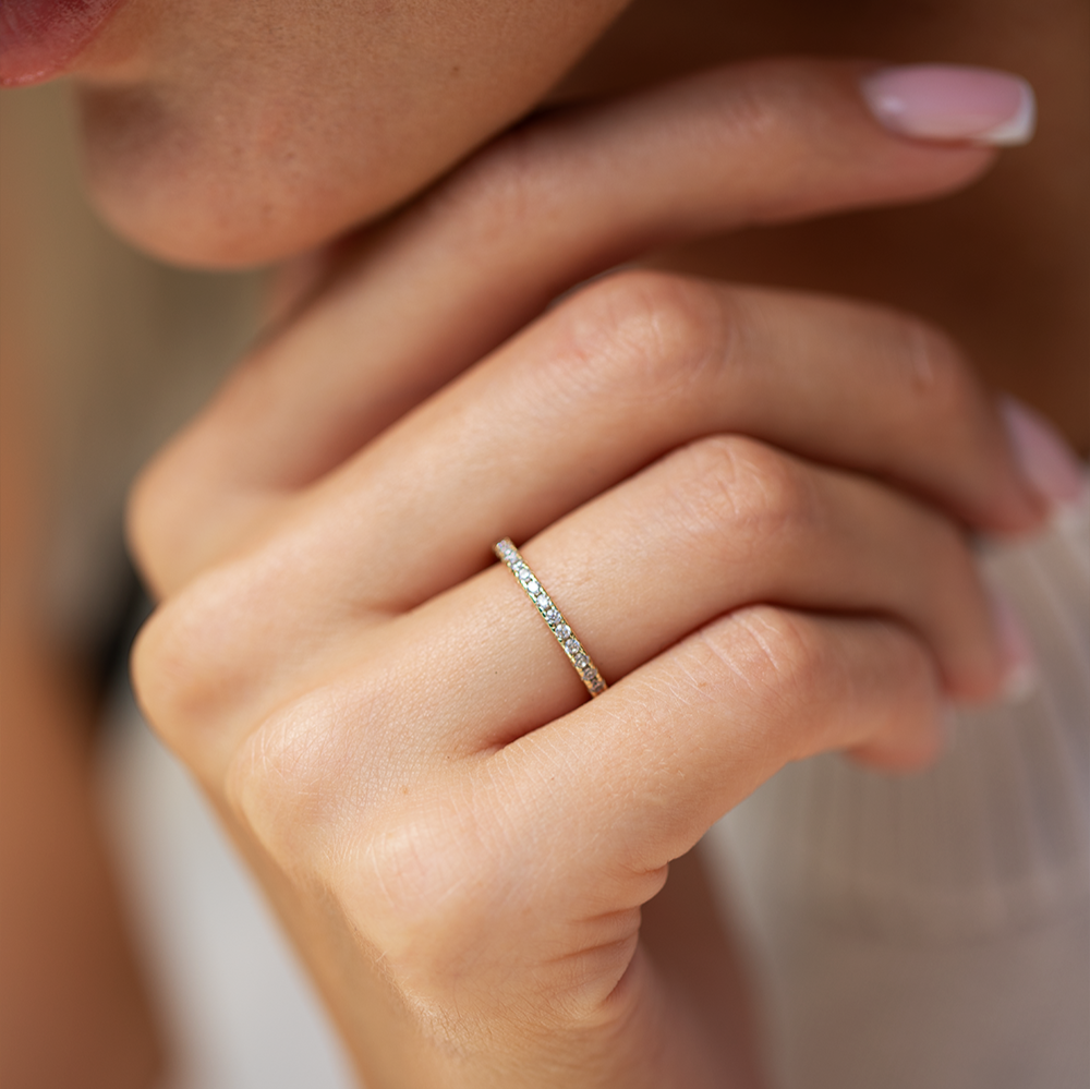 Stackable Ring Bands for Effortless Layering