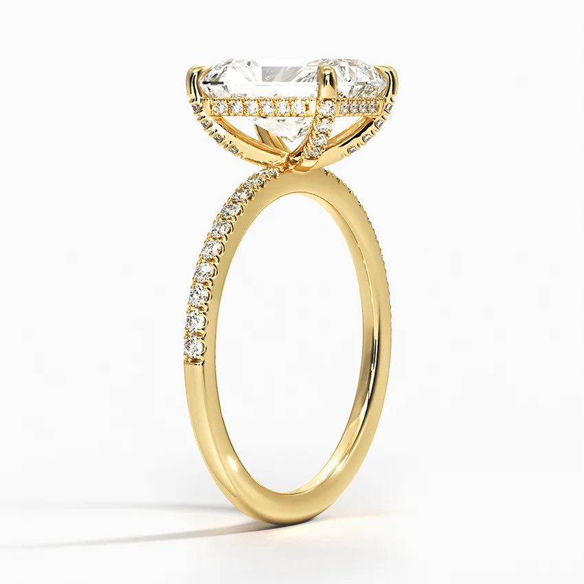 Starry Brilliance of Love — Moissanite Ring