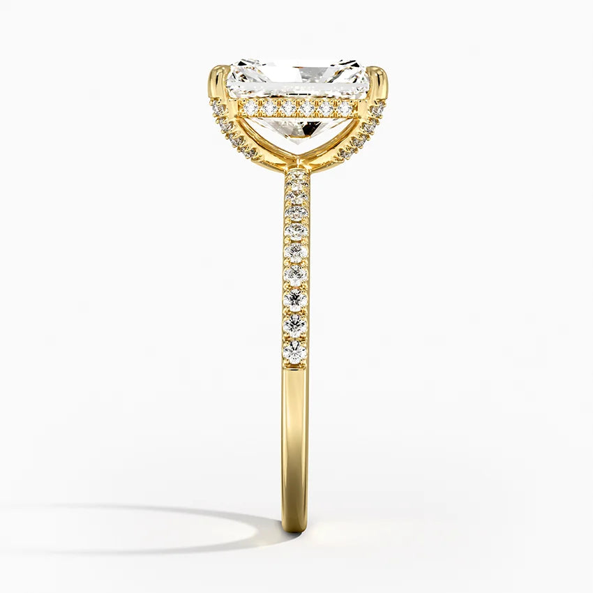 Starry Brilliance of Love — Moissanite Ring