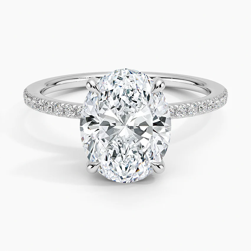 Jasmine Pearls Diamond Ring - Sparkling Diamond Elegance