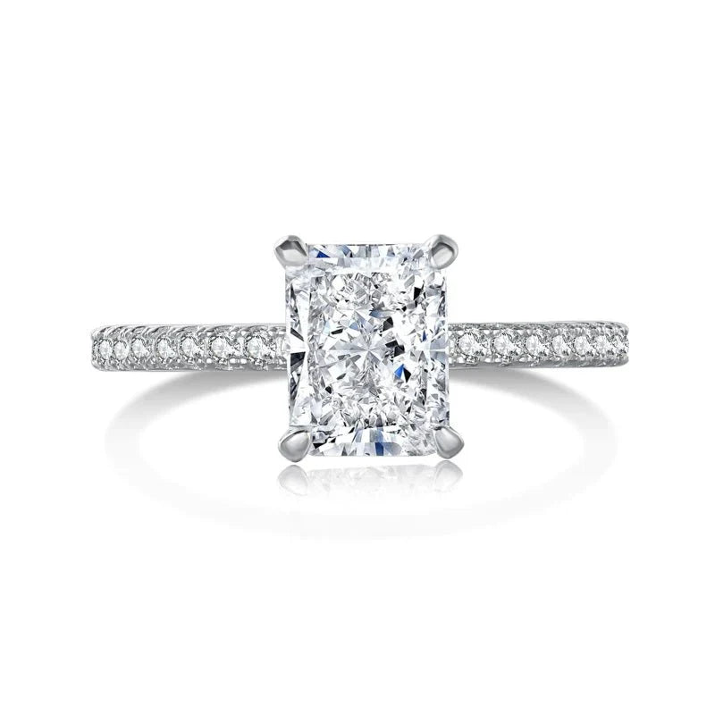 Starry Brilliance of Love — Moissanite Ring