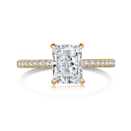 Starry Brilliance of Love — Moissanite Ring