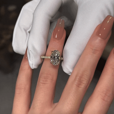 Jasmine Pearls Diamond Ring - Sparkling Diamond Elegance